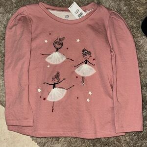 Baby gap long sleeve ballerina shirt